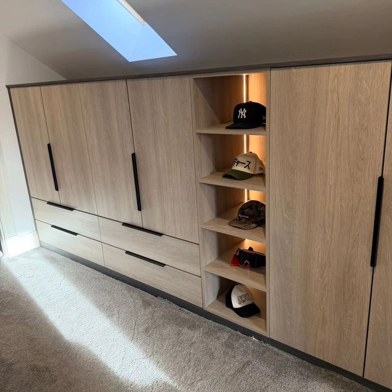 Modern bespoke fitted bedroom Greater Manchester